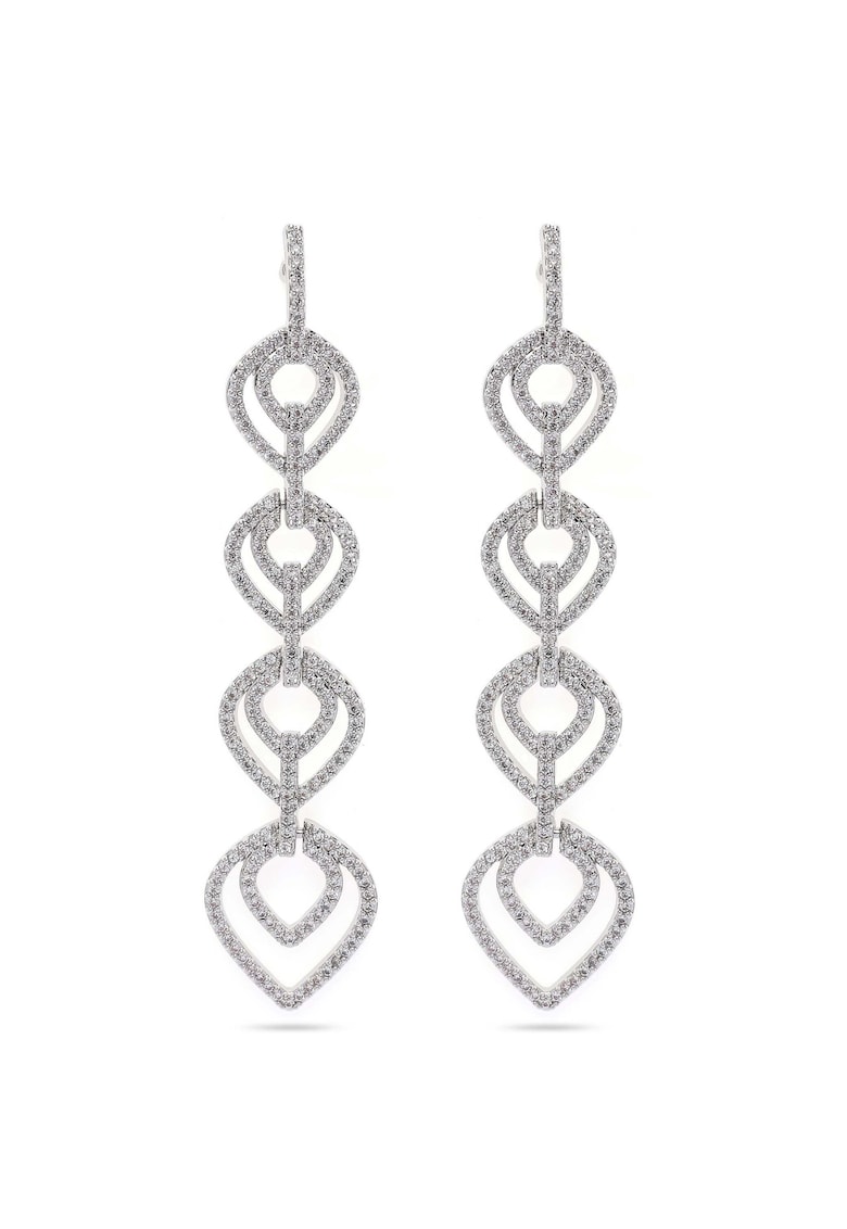 Cercei lungi in forma de lacrima