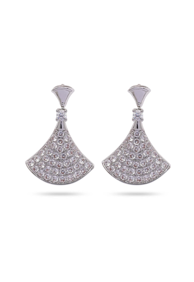 Cercei drop decorati cu cristale