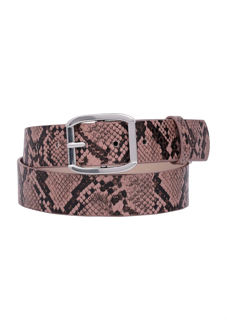 Curea din piele ecologica cu aspect de piele de sarpe