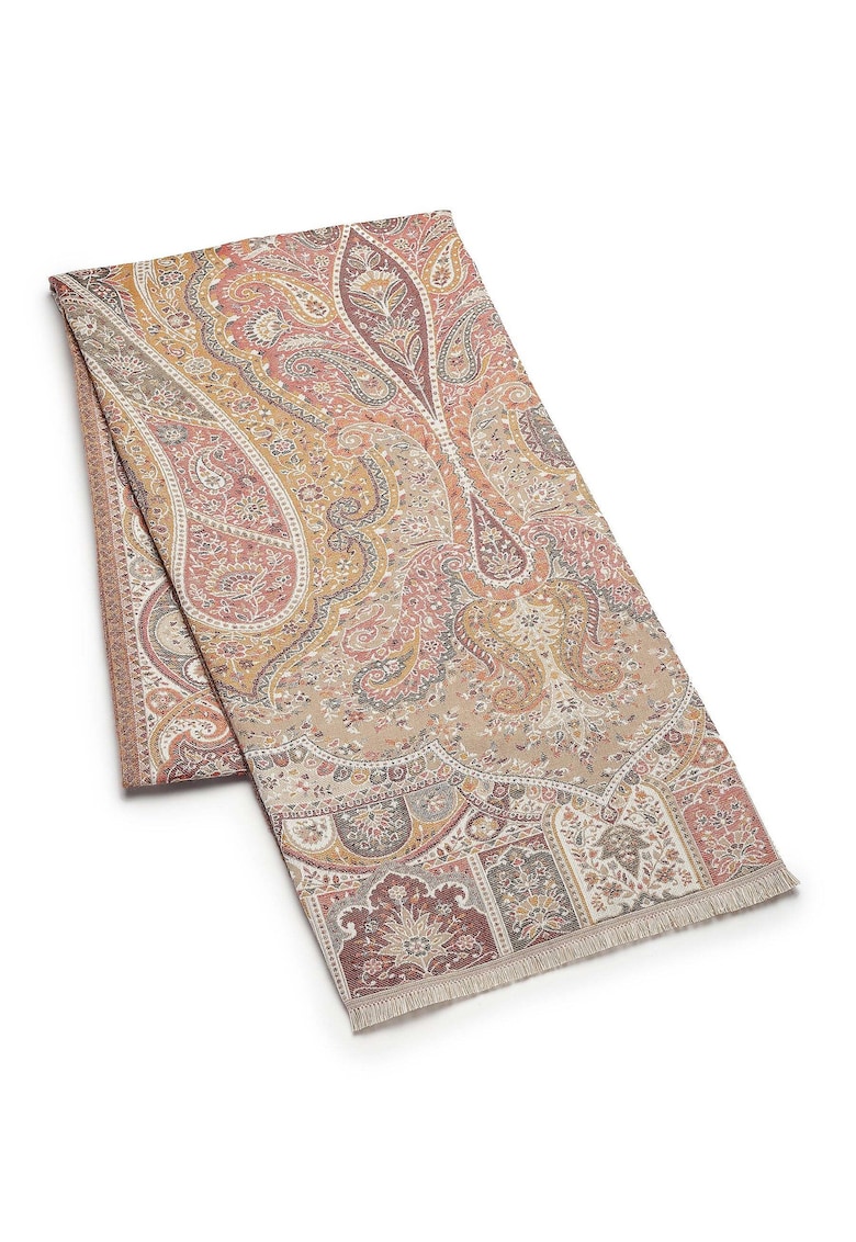 Esarfa din amestec de lana Jamawar