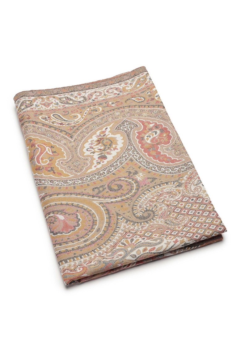 Esarfa din amestec de lana Jamawar - Multicolor