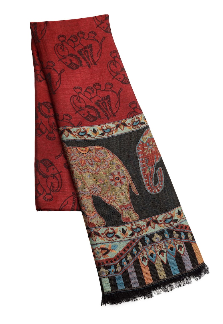 Esarfa din modal si matase cu model