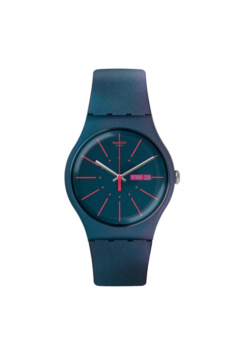 Ceas bărbați New Gent - quartz - plastic - 41mm - rezistent la apă