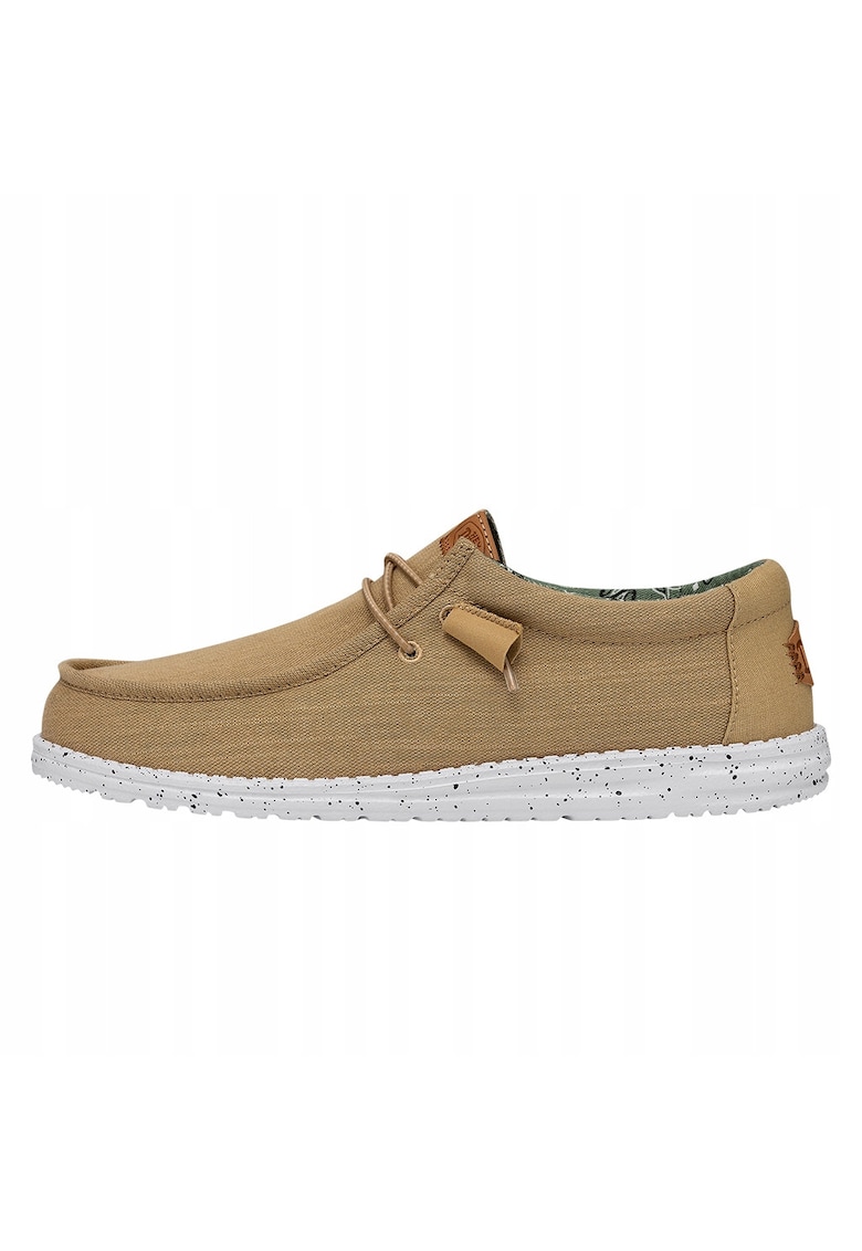 Mocasini Barbati Spuma EVA - Wally Washed Canvas - Maro - Maro