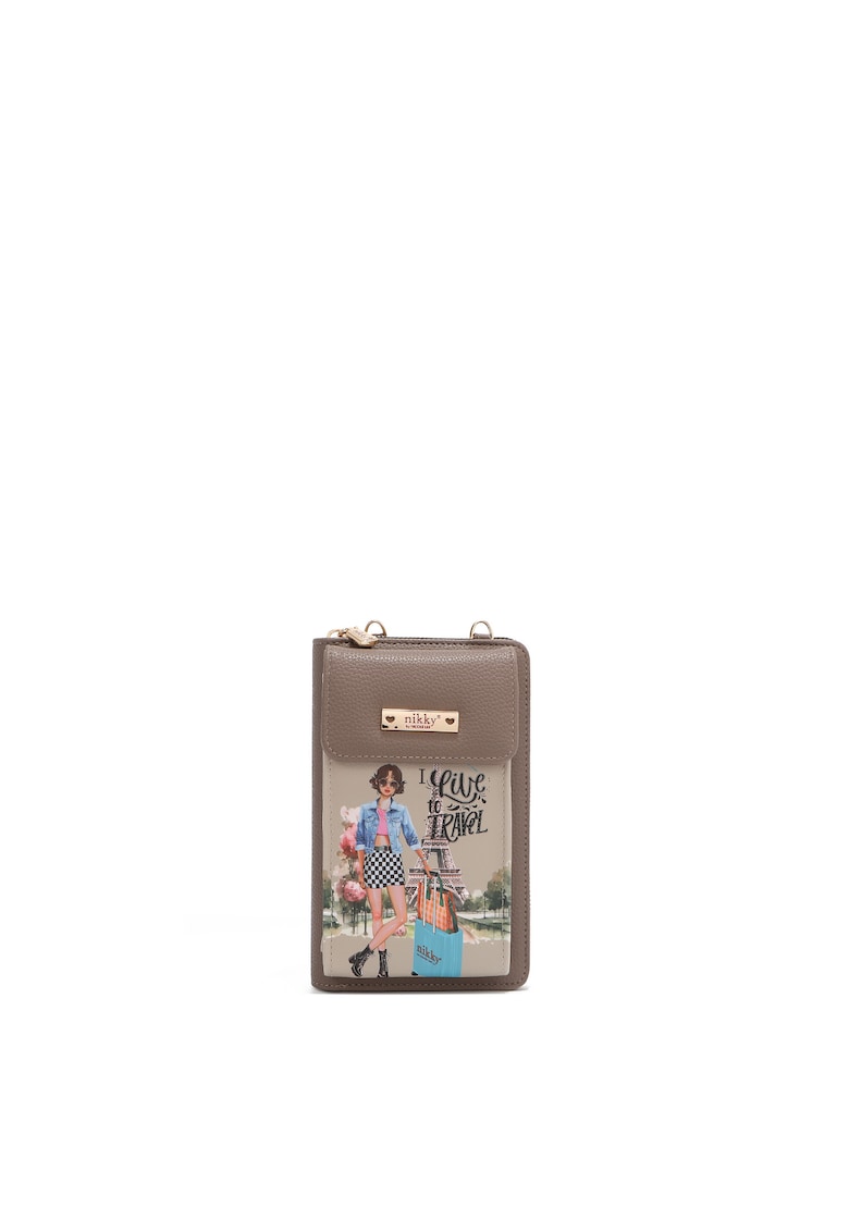 Geanta dama I live to Travel NK24002 - Maro - Universal