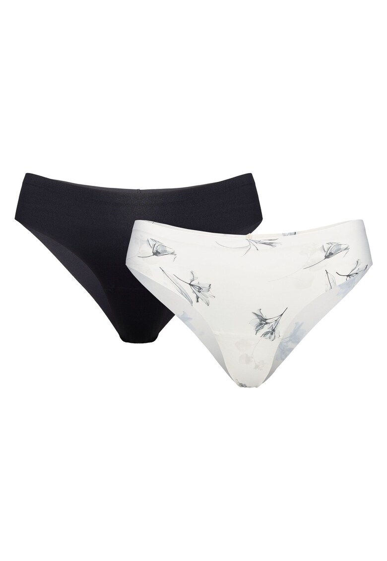 Set 2 perechi chiloți dama Negru