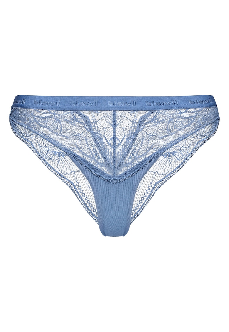 Chiloti brazilieni Corissa - dantela - albastru - Albastru