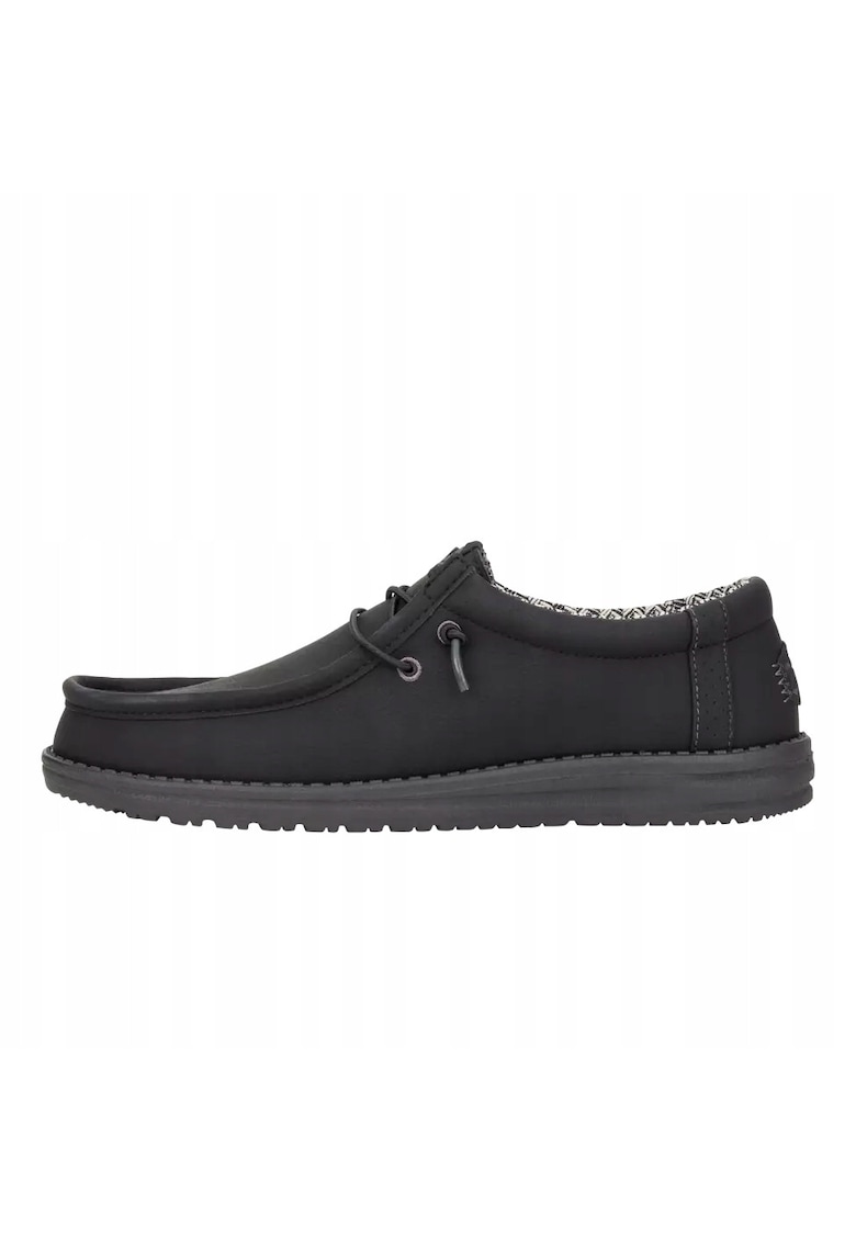 Mocasini Barbati Piele Ecologica - Spuma EVA - Wally Classic - Negru - Negru