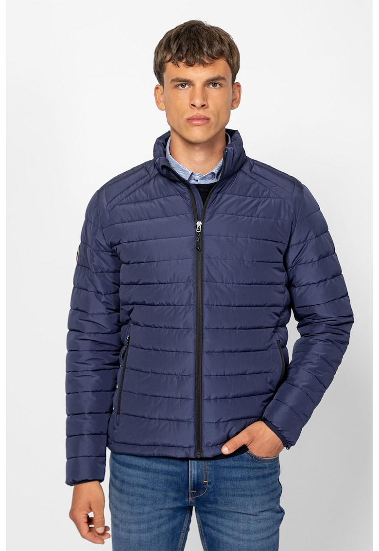 Jacheta matlasata cu fermoar