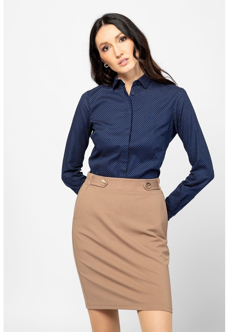 Camasa cu maneci lungi si guler clasic Romin