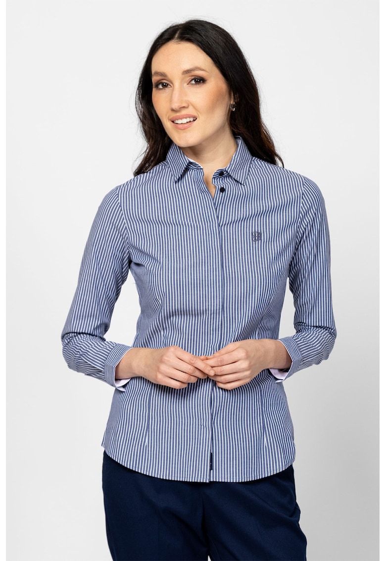 Camasa cu maneci lungi si guler clasic Romin