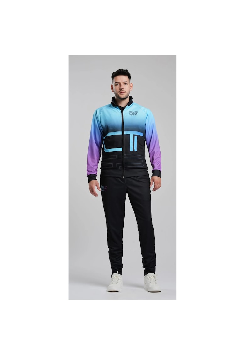 Electryphy Jacheta unisex Tryumph - Negru/Turcoaz/Mov