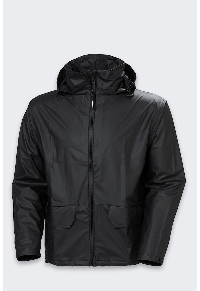 Jacheta de ploaie Helly Hansen Voss - impermeabila - respirabila - neagra - poliester