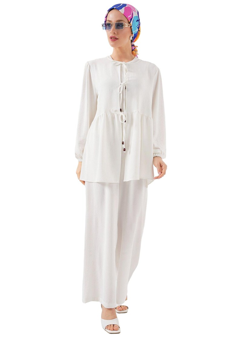 Set compleu dama - Textil - Alb -