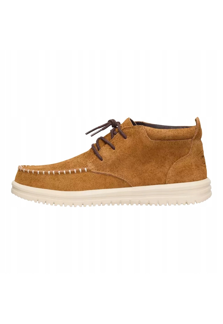 Mocasini Barbati Piele Intoarsa - Spuma EVA - Wally Next Mid - Maro - Maro
