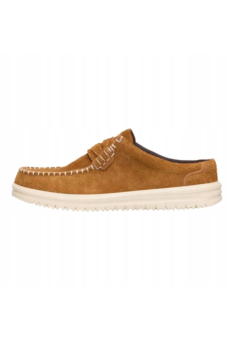 Mocasini Barbati Piele Intoarsa - Spuma EVA - Wally NXT Mule - Maro - Maro