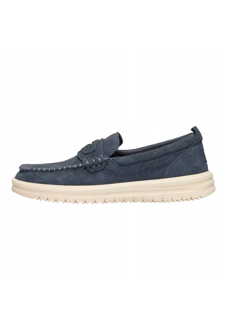 Mocasini Barbati Piele Intoarsa - Wally NXT Loafer - Albastru - Albastru