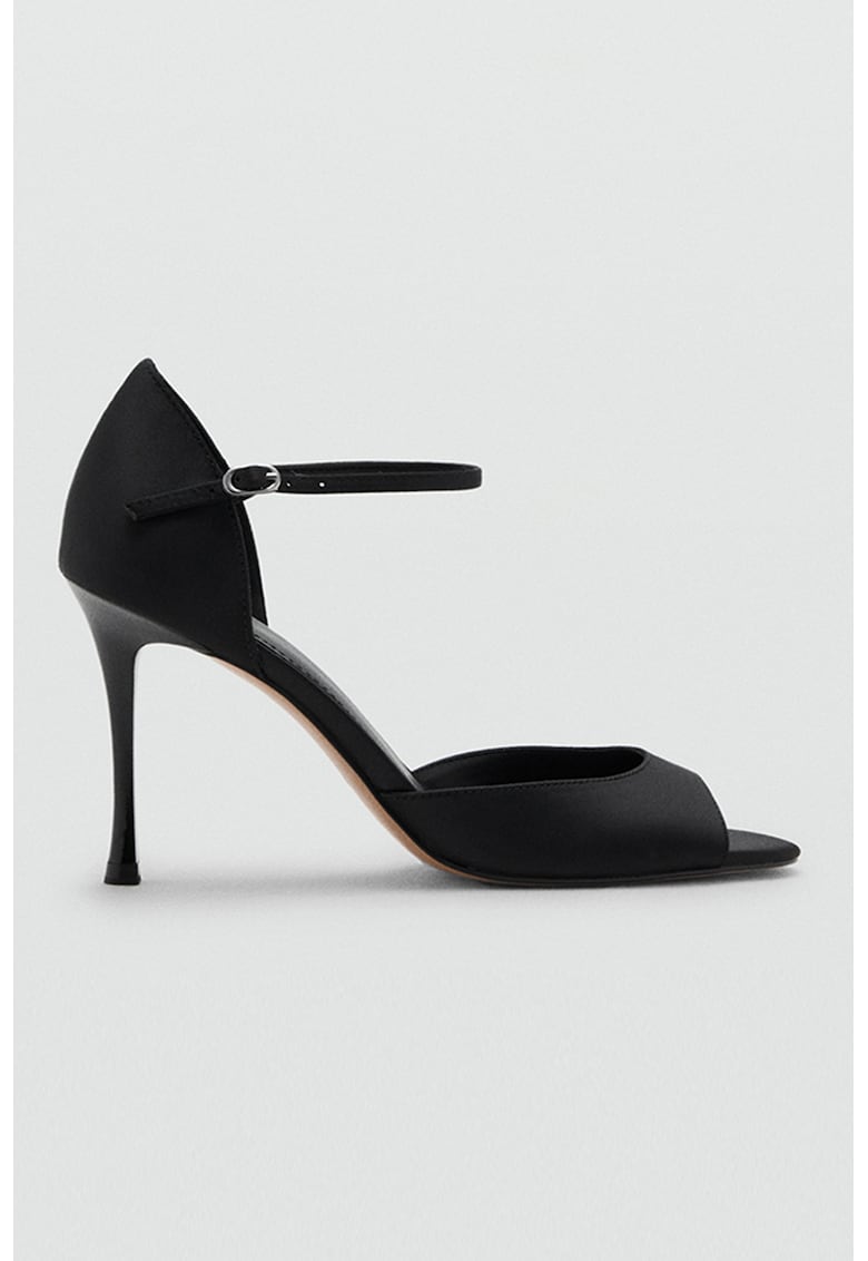 Sandale cu toc stiletto - Negru