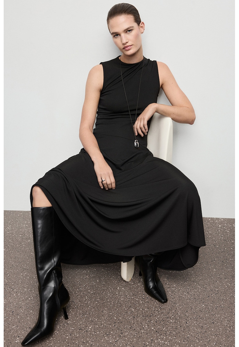 Rochie lunga fara maneci