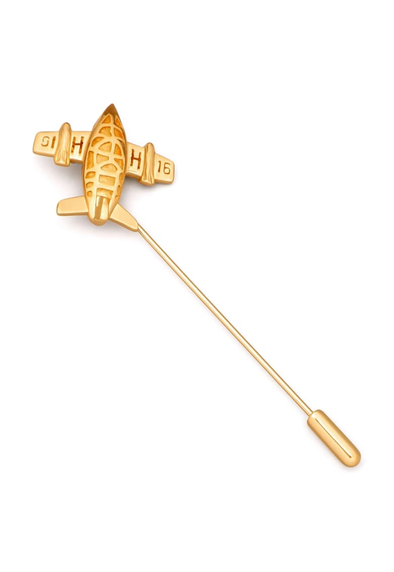 Ac de rever auriu cu avion stilizat