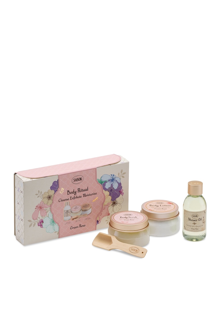 Sabon Set Discovery - Green Rose - 12003S