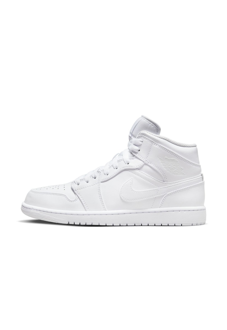 Pantofi sport Air Jordan 1 Mid alb - 44.5 EU - unisex - design clasic - amortizare Air