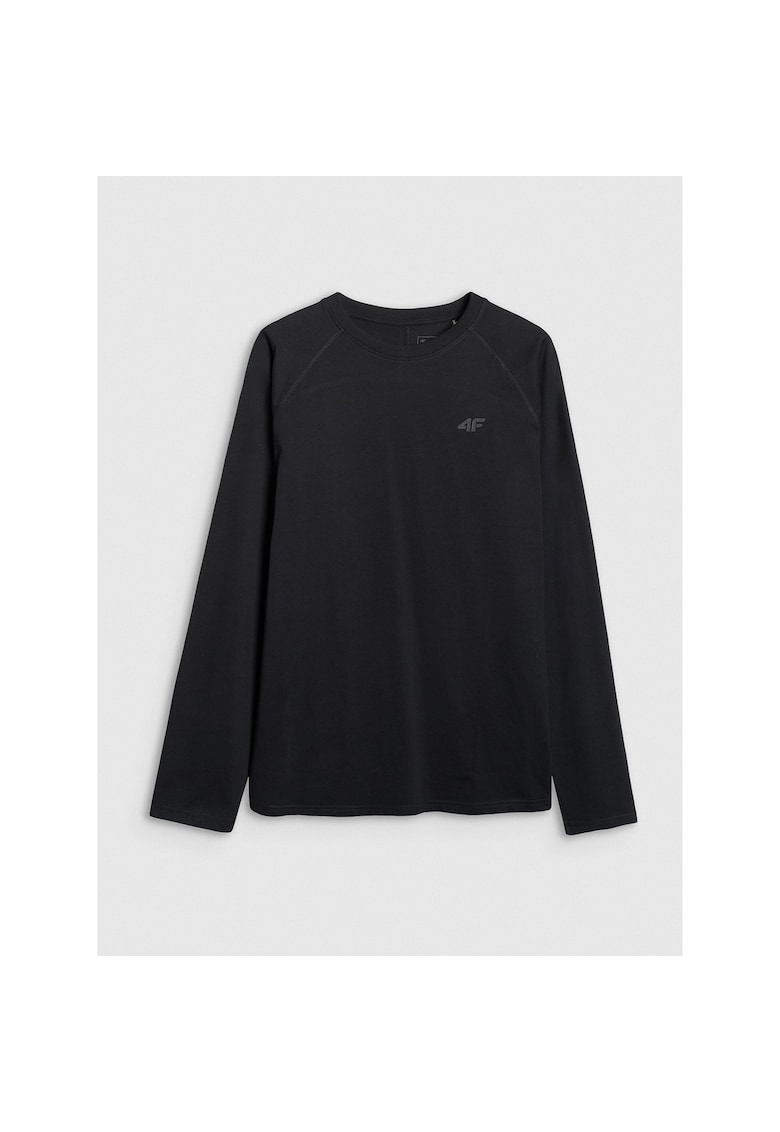 Tricou Barbati Sportstyle Negru - Maneci Lungi - Oversize - Bumbac 100% - AW25 - XXL