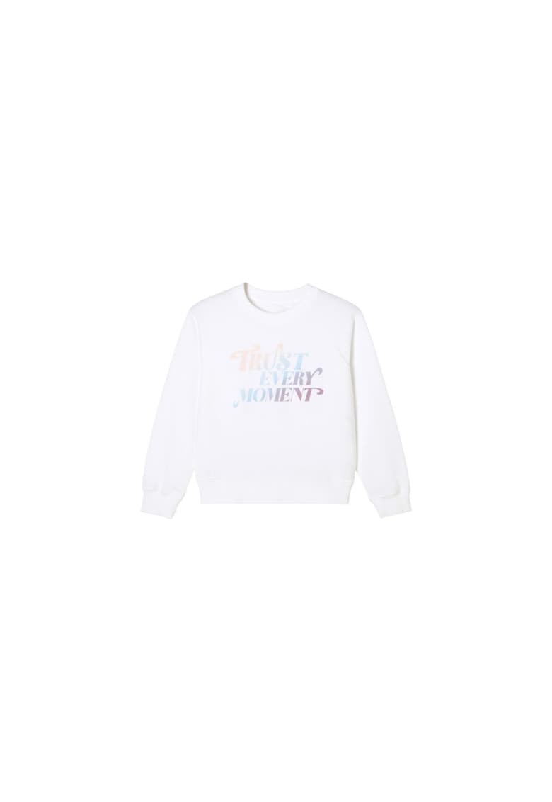Bluza fete din trening - alba 122