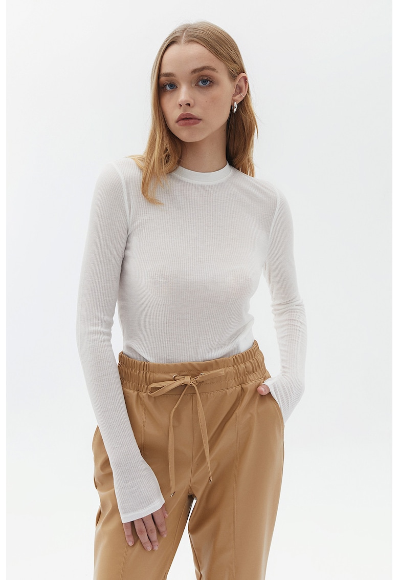 Bluza din modal cu striatii