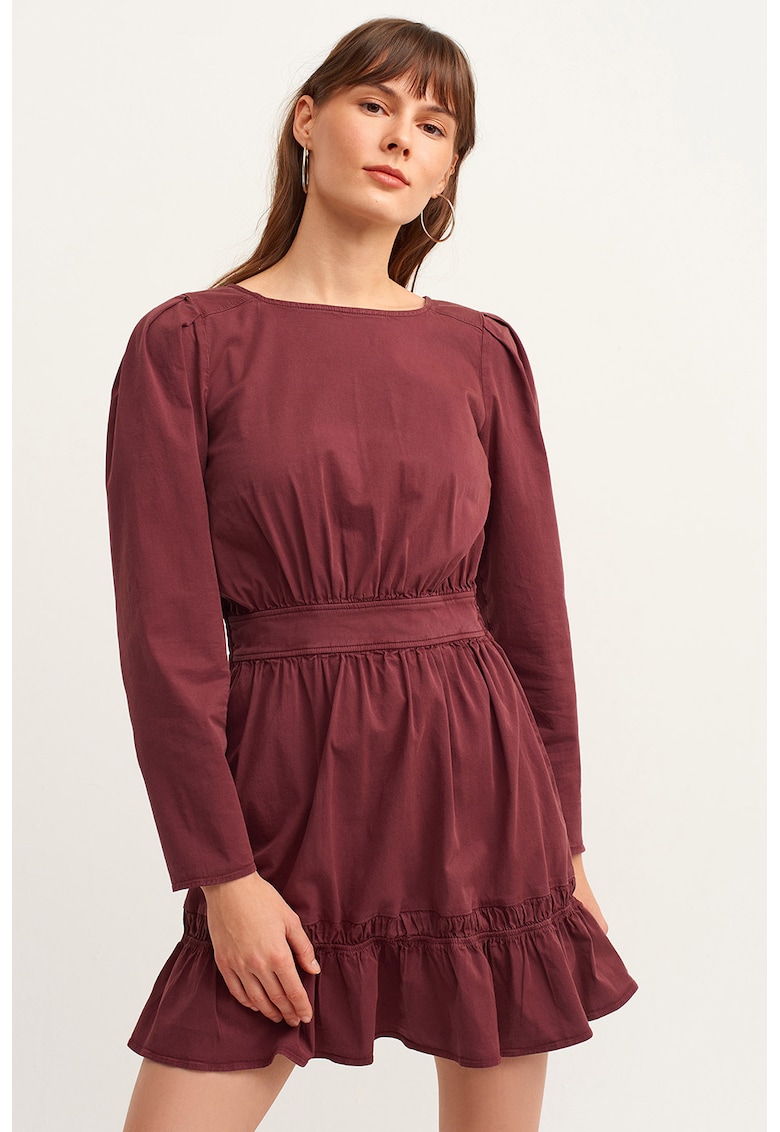 Rochie mini cu volane