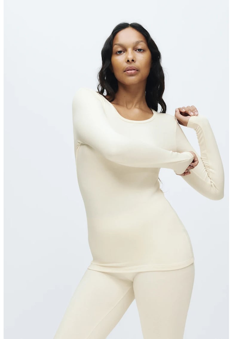 Marks Spencer Bluza termica Heatgen Plus™ - Bej deschis