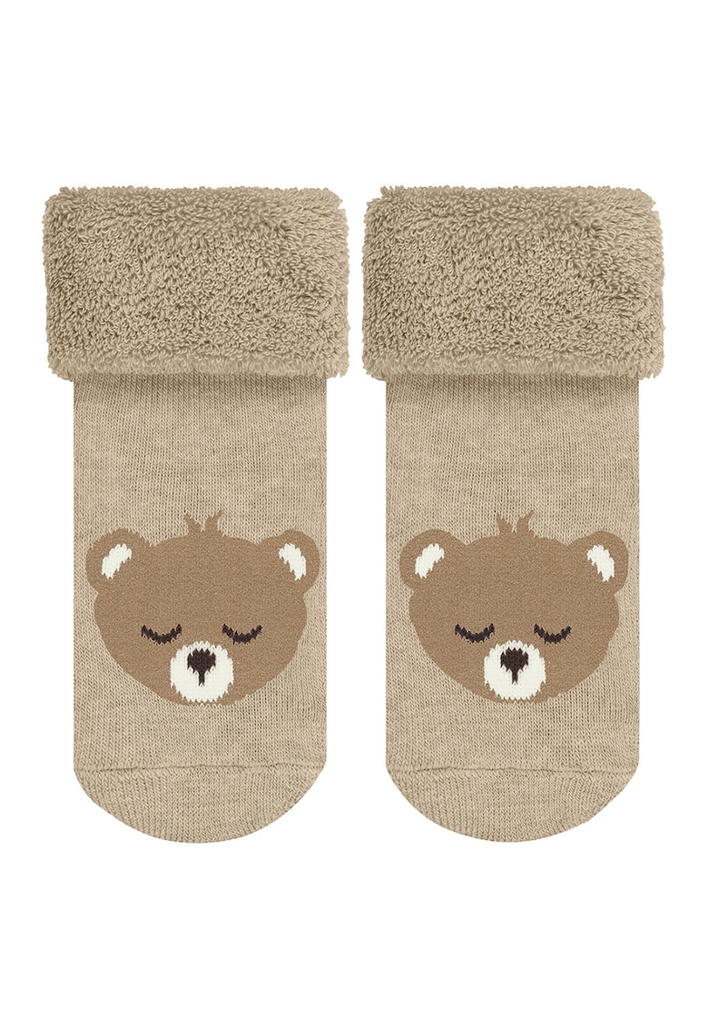 Sosete lungi Baby Bear - Bej