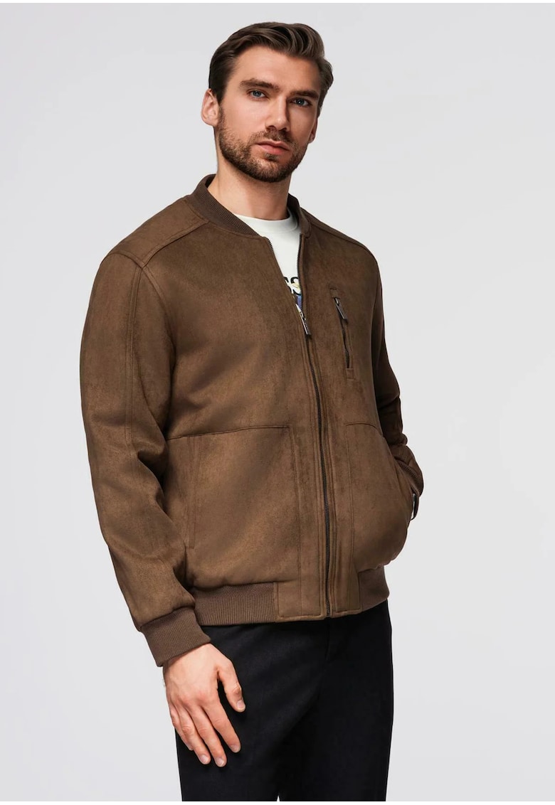 Jacheta din imitatie de piele OM-JAFL-0232