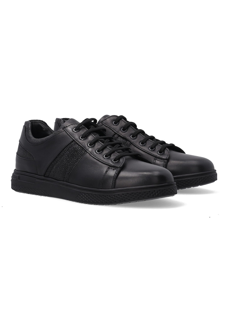 Pantofi sport din piele naturala - Negru