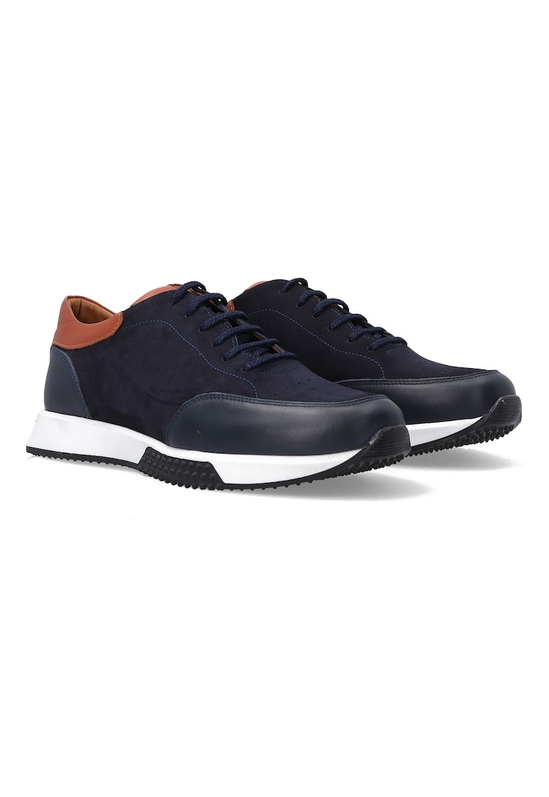 Pantofi sport din piele nabuc