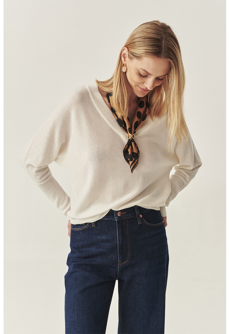 Pulover din amestec de lana si casmir