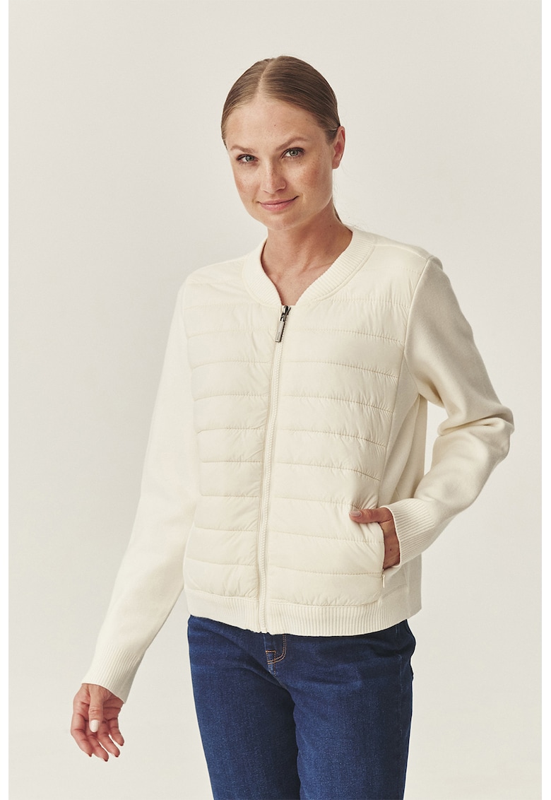 Cardigan cu segmente matlasate