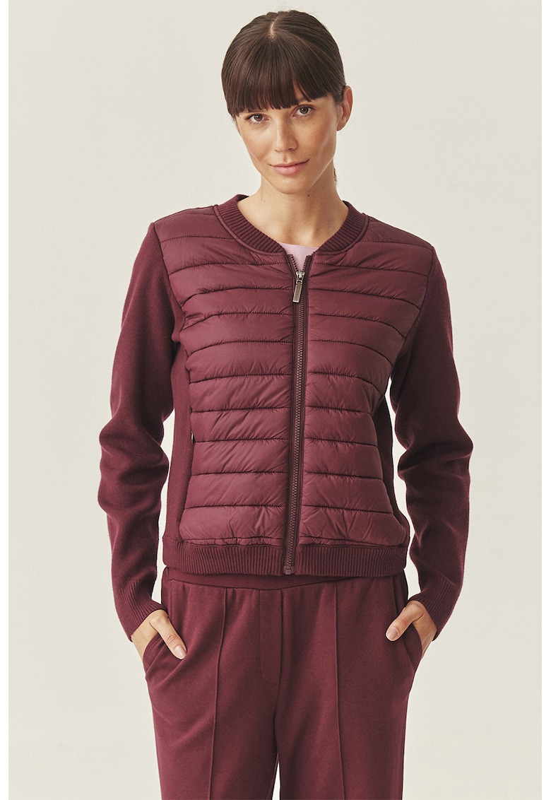 Cardigan cu segmente matlasate