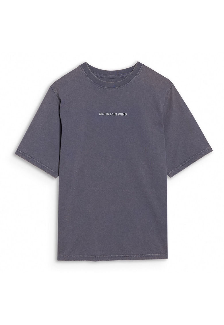 Tricou Baieti Oversize antracit Mountain Wind - 100% bumbac - Marime 146 - Junior - Ideal Vara & Casual SportSTYLE