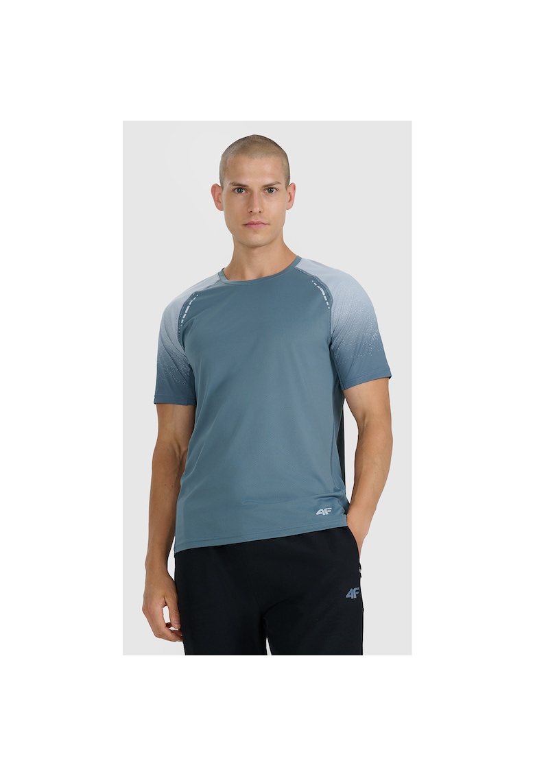 Tricou Sport Barbati - Reflectorizant - Ventilatie Superioara - Uscare Rapida - Confortabil - Argintiu