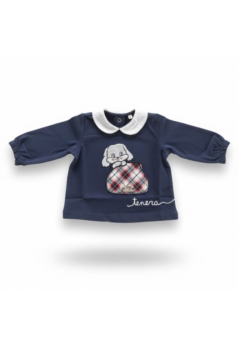 Tricou copii cu maneca lunga bleumarin 52