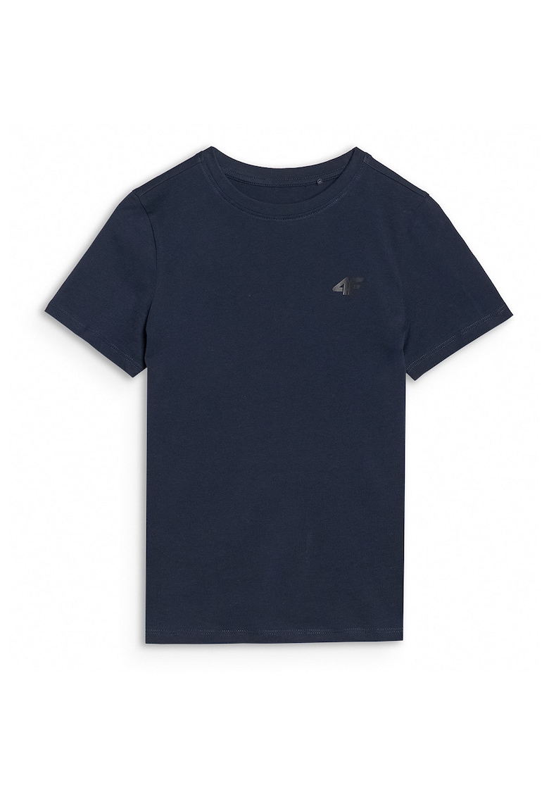 Tricou Baieti Junior Sportstyle - Bumbac 100% - Bleumarin - Marime 152