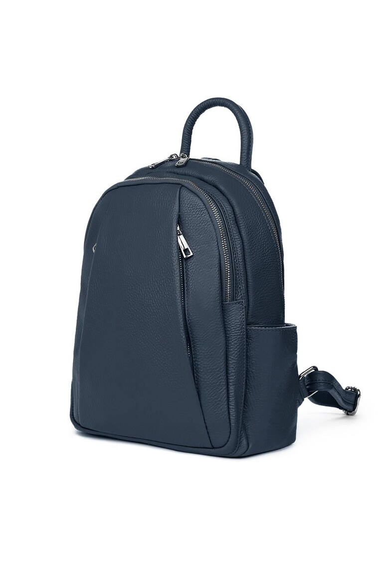 Rucsac din piele naturala Thomas - Bleumarin