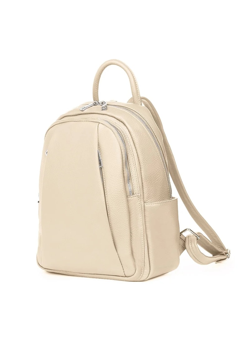 Rucsac din piele naturala Thomas - Crem