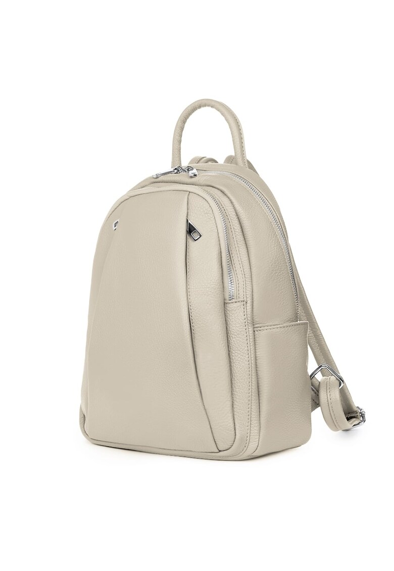 Rucsac din piele naturala Thomas - Gri