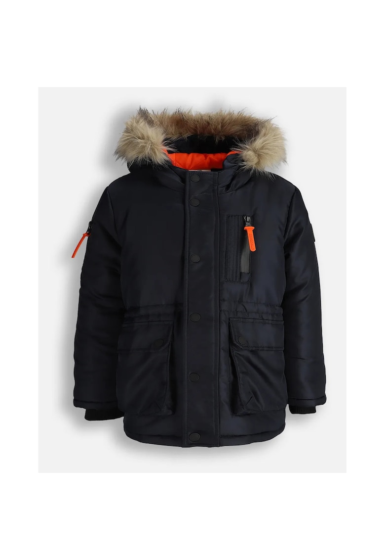 Geaca parka impermeabila cu elemente reflectorizante
