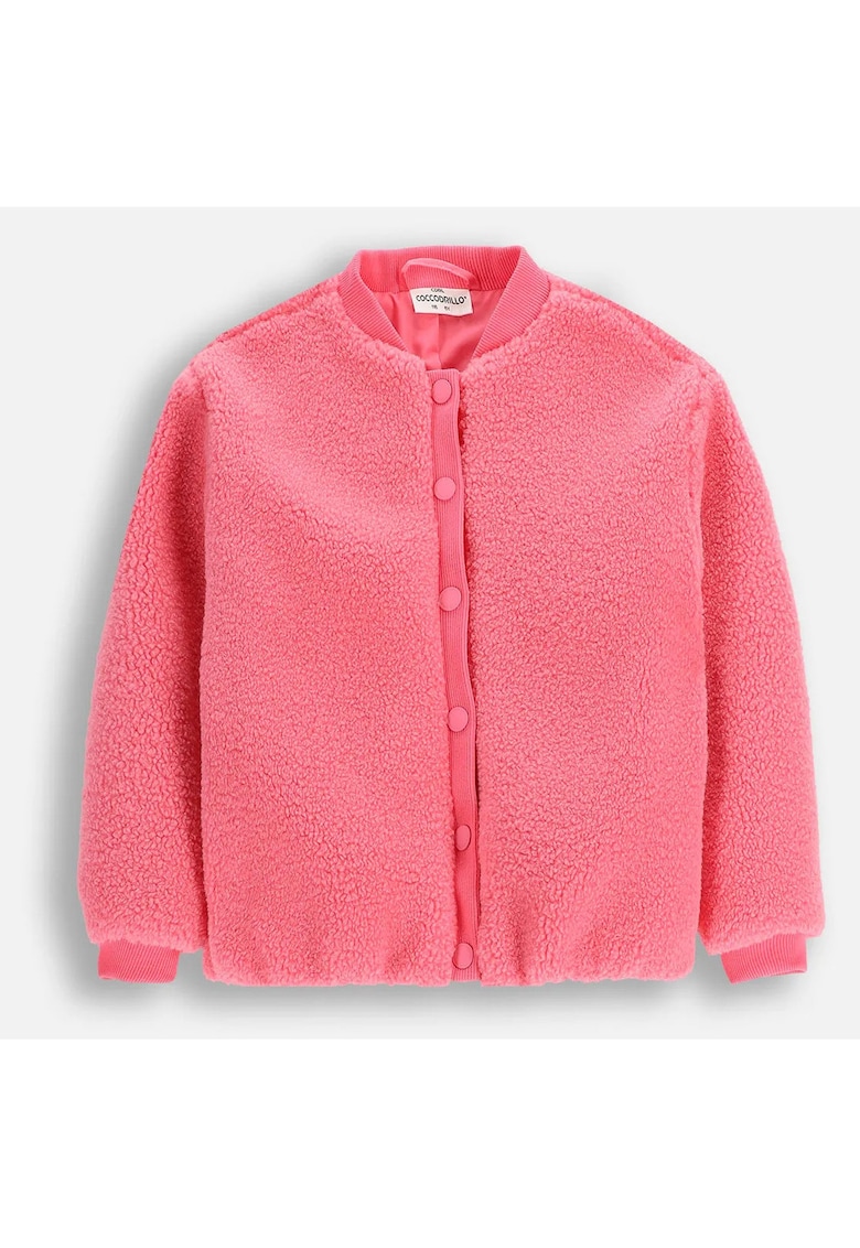 Jacheta bomber din material teddy -