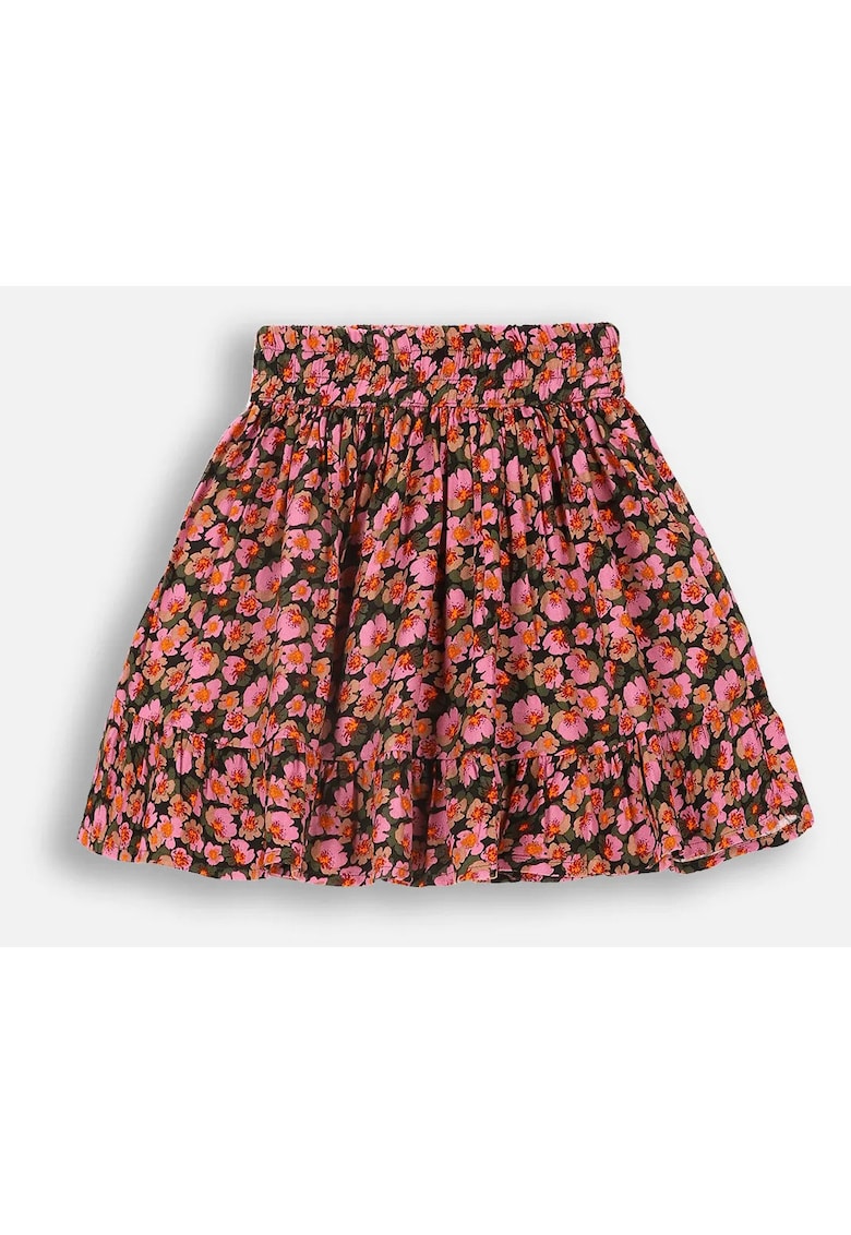 Fusta eleganta din stofa - Multicolor