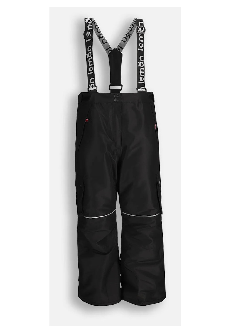 Pantaloni de schi pentru copii impermeabili - negru
