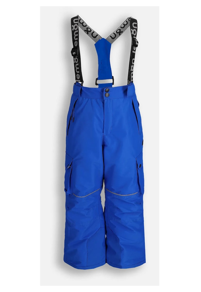 Pantaloni de schi copii - impermeabili - bretele Albastru - Albastru